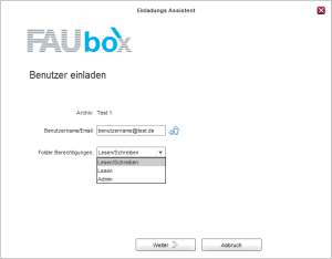 FAUbox_Verwalten der Mitglieder eines Ordners 1